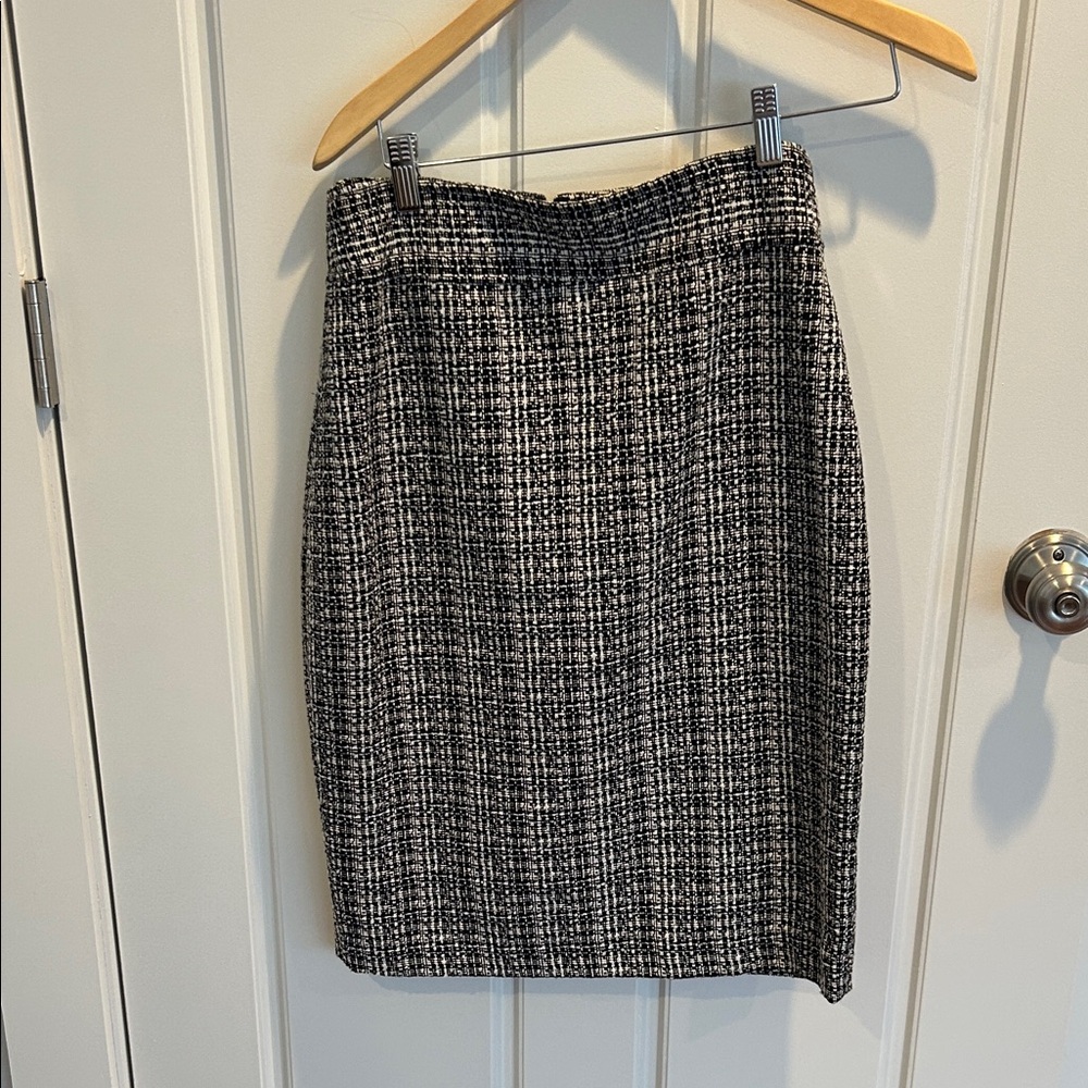 Charter Club Black and White Pencil Skirt